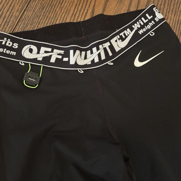 Nike x OFF WHITE Edition NRG RU Pro Sport 7/8 Leggings Mid-Rise Pants, Size S - Picture 4 of 14